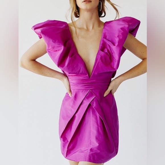 Ronny Kobo Collection Roberta Pink Mini Dress size XS - Picture 6 of 11